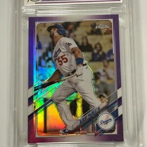 2021 Topps Chrome Update Purple Refractor Albert Pujols  #102